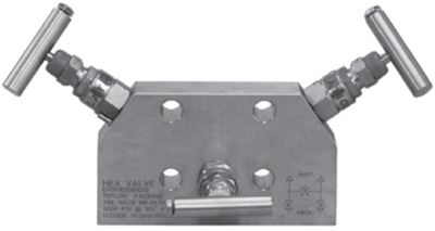 Hex Valve Differential Pressure Manifold Valve, EH34